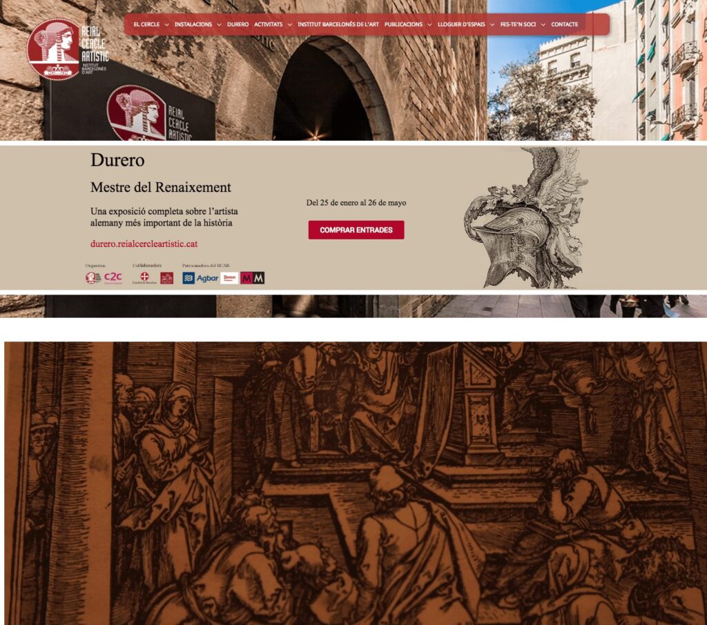[Joan Alonso Design] Diseño Web | Reial Cercle Artístic